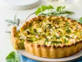 Quiche de verduras con queso feta, una delicia para aprender como hacer quiche de verduras.