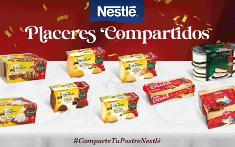 Variedad de postres Nestlé para compartir en Navidad: Panna Cotta, Toffee, Galleta María, Trufa, Turrón, Mousse After Eight y Chocolate. ¡Recetas Nestlé postres para disfrutar!