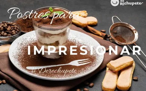 Delicioso tiramisú en vaso, rodeado de ingredientes para postres fáciles. ¡Perfecto para impresionar!